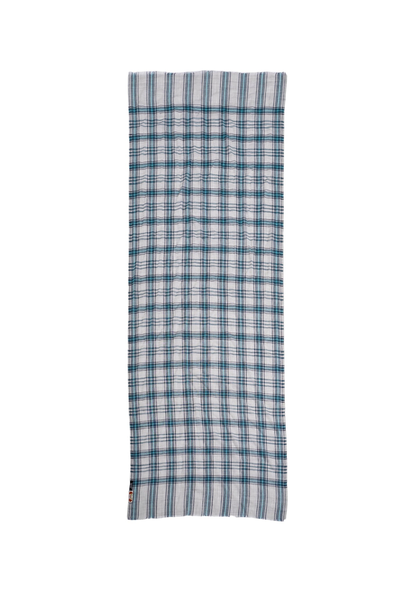 Elegant Scarf Tartan Madras Check Design
