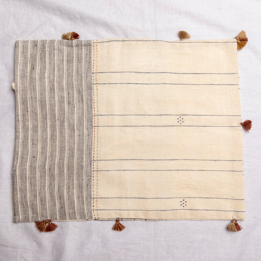 Set di 2 federe copricuscini rettangolari fatti a mano su telaio 34x44CM