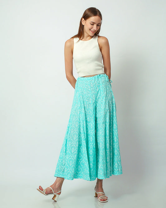 Pantaloni Palazzo in Puro Cotone - ABHAY