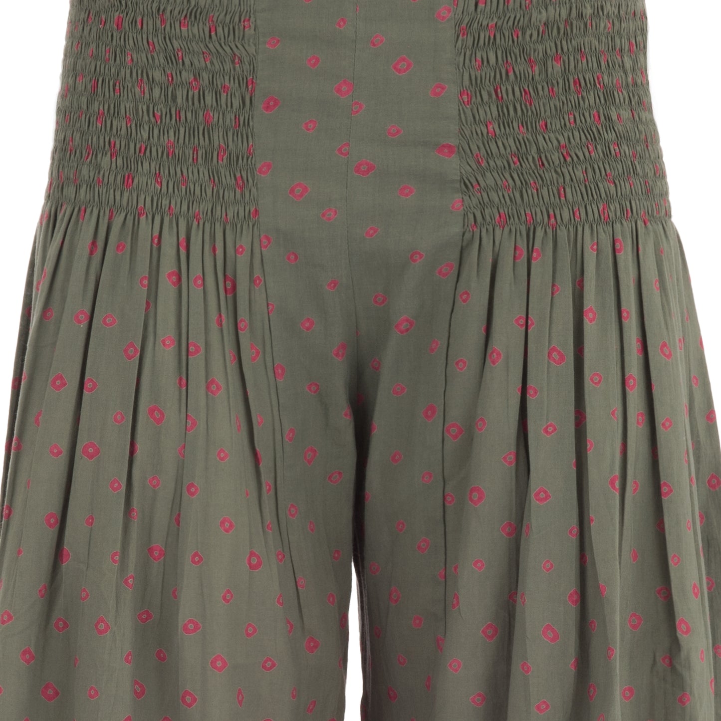 Eleganti Pantaloni Estivi In Puro Cotone con elastico in vita