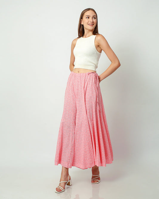 Pantaloni Palazzo in Puro Cotone - INDIRA