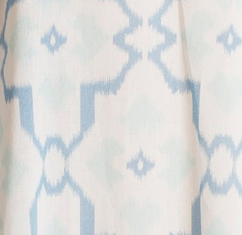 Abito Lungo Estivo da Donna In Cotone Leggero Con Stampa Ikat - RAJU