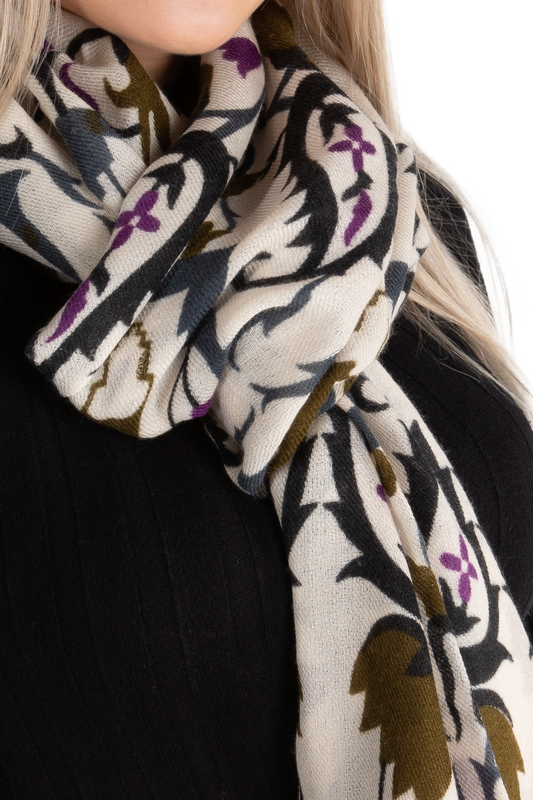 Sciarpa in lana e seta - ALOPA