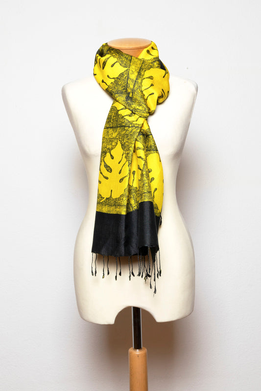 Sciarpa Stola in pura Seta Eri Ahimsa - 002