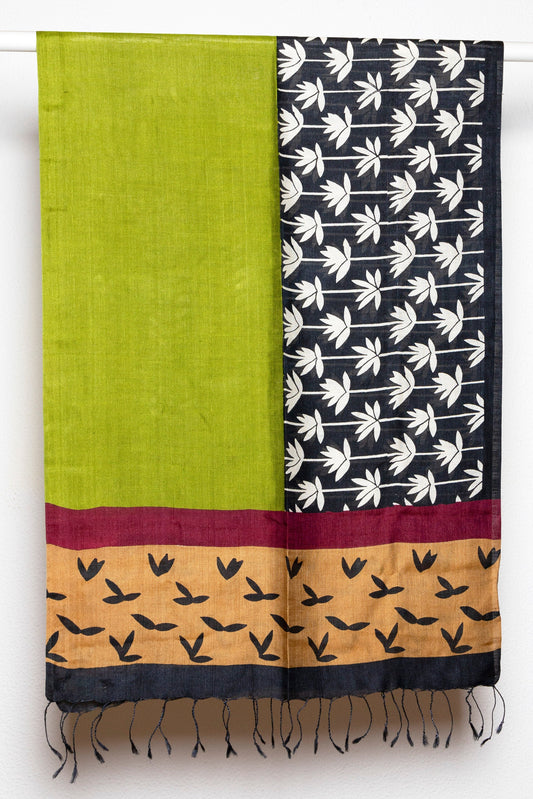 Sciarpa Stola in pura Seta Eri Ahimsa - 012