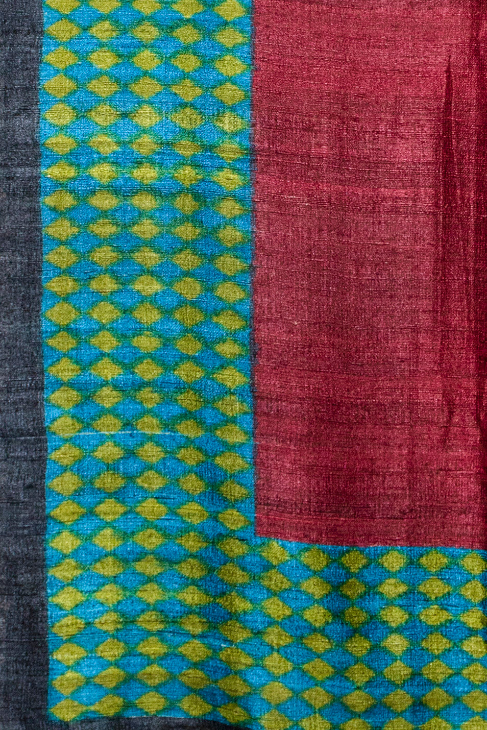 Pure Raw Silk Tussar Ahimsa Shawl Scarf - 020