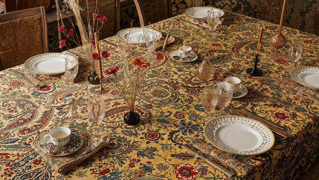 La Tua Tavola Racconta una Storia: Allestire la Scena con le Tovaglie Artigianali