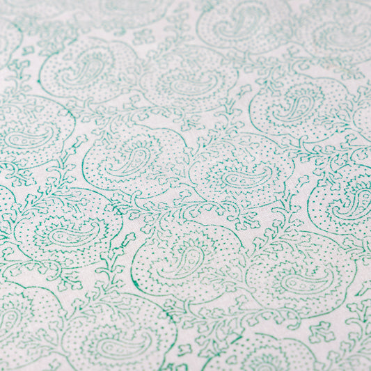 Cotton tablecloth minimal design printed with block print 160x230 CM