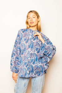 Free size Indian cotton fabric women's shirt - 23MA028