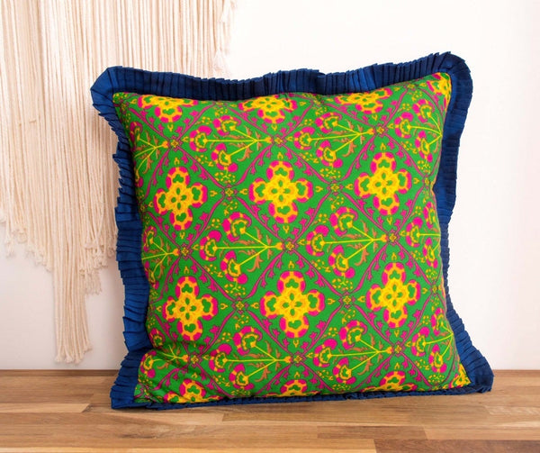 Set of 2 cotton fabric pillow covers - YOGINA