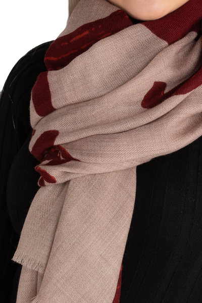 Wool and silk scarf - ILA