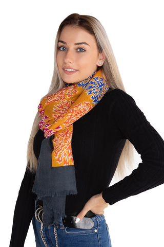 Wool and silk scarf - SAMSA