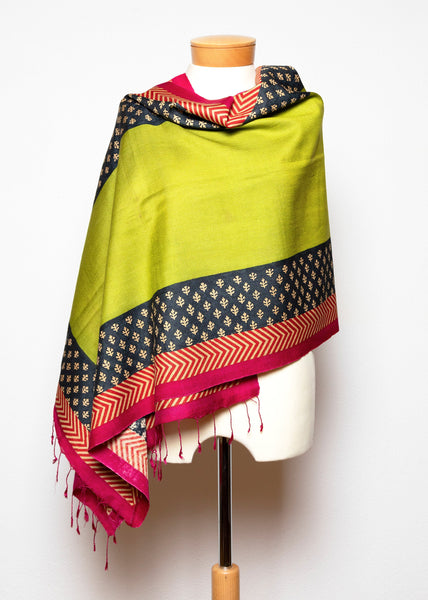 Eri Ahimsa Pure Silk Stole Scarf - 017