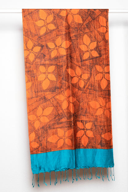 Eri Ahimsa Pure Silk Stole Scarf - 013