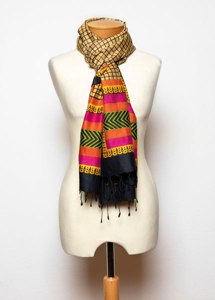 Eri Ahimsa Pure Silk Stole Scarf - 005