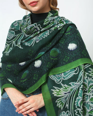 Scarf Shawl Stole in pure wool soft and warm - TAMIA
